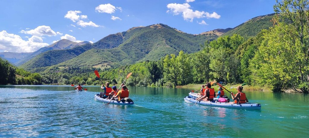 Eco tour in canoa - Lago di Fiastra