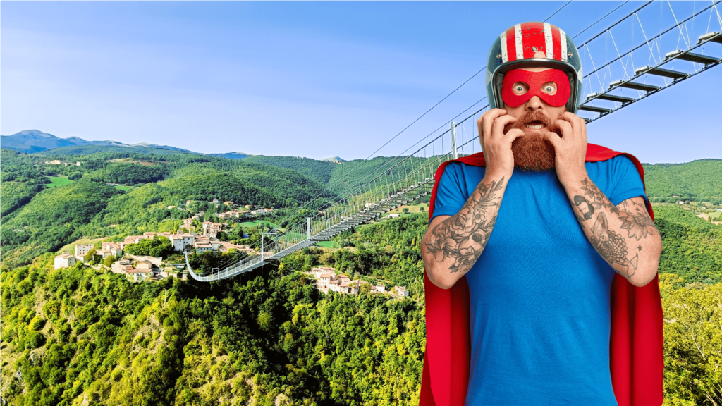 Ponte Tibetano più alto d'Europa